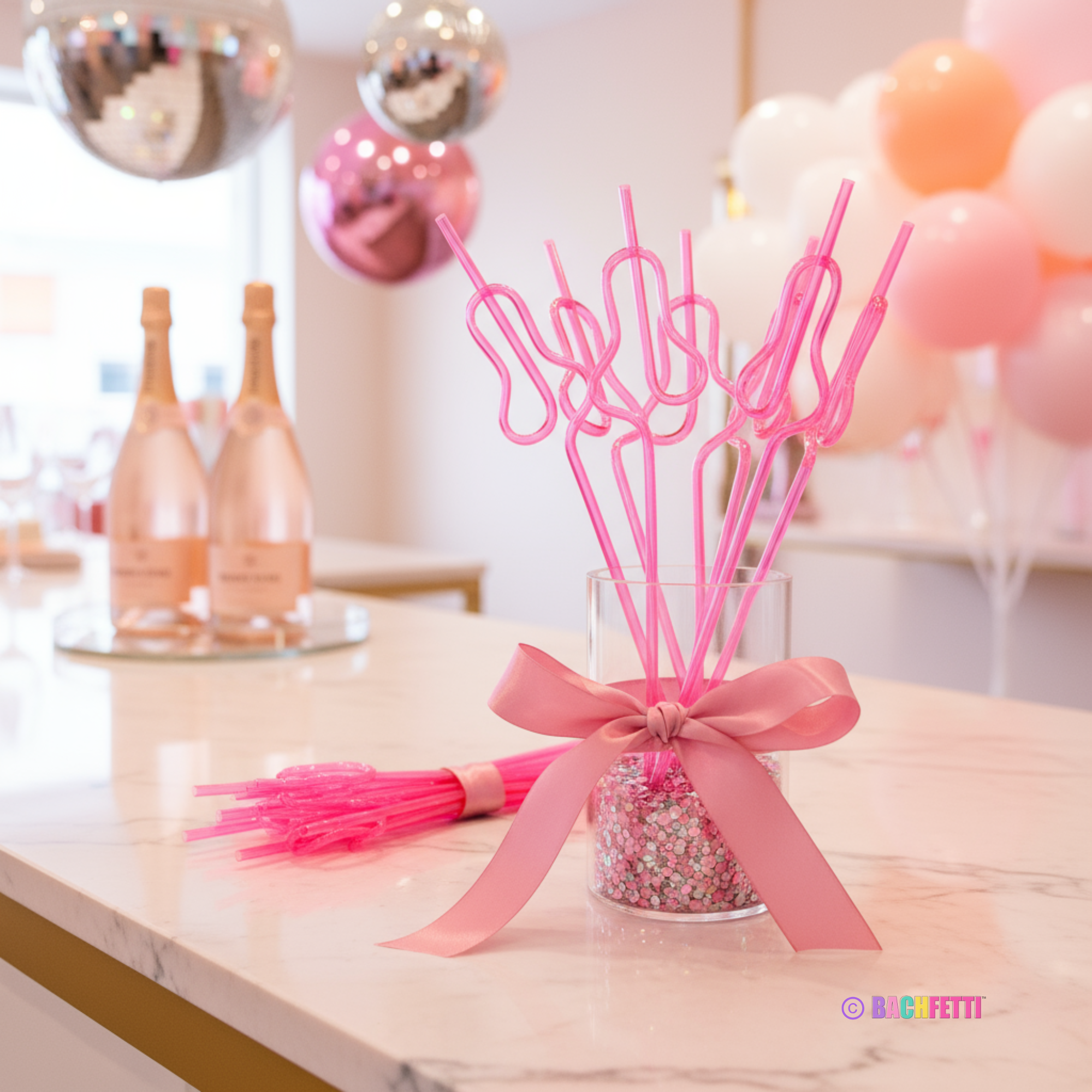 BachFetti - Vendita all'ingrosso Decalcomanie - Decorazioni per feste - Cannucce per Addio al Nubilato – Divertente Addio al Nubilato3