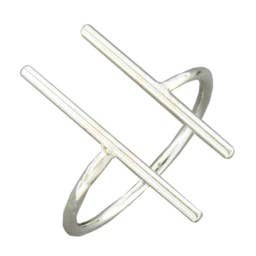 Mark Steel Jewelry - Wholesale Band/Stacked Ring - Double Bar Ring