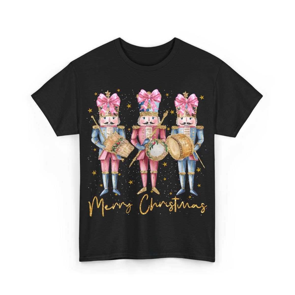 NVC Ecommerce LLC - Wholesale T-shirt met print - Dames - Notenkraker Kersttrui, Roze Kerst T-shirt4