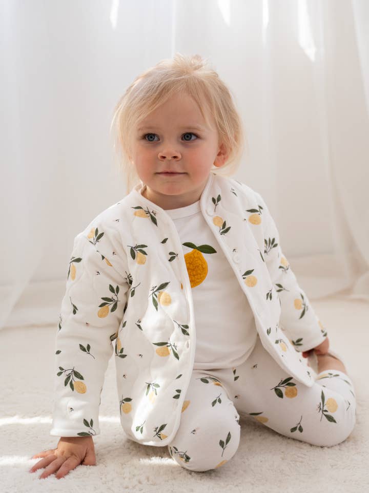3-piece children's set Little Lemon – Jacket, Shirt & Leggings for wholesale by Liliput