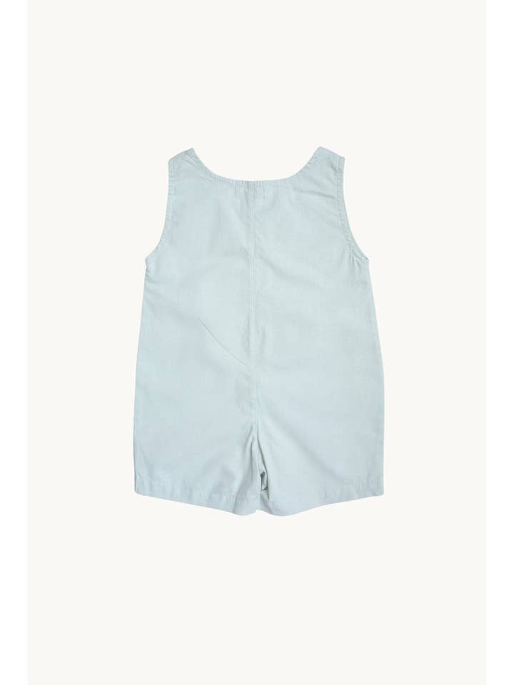 Eli & Nev (we cover U.S. import duties) - Vente Barboteuse – bébé - Barboteuse bébé unisexe en coton 100 % vert sauge avec boutons2