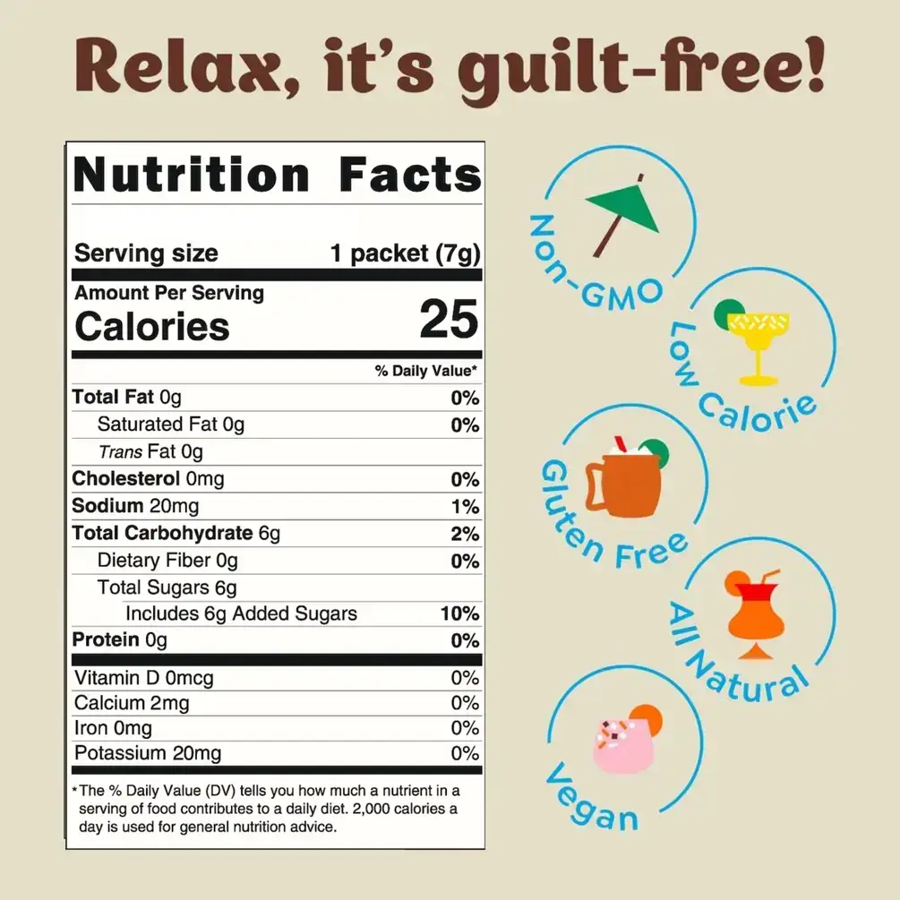 Craftmix - Wholesale Cocktail Mix/Syrup - Spiked Apple Cider Cocktail / Mocktail Mixer -Single Packets3