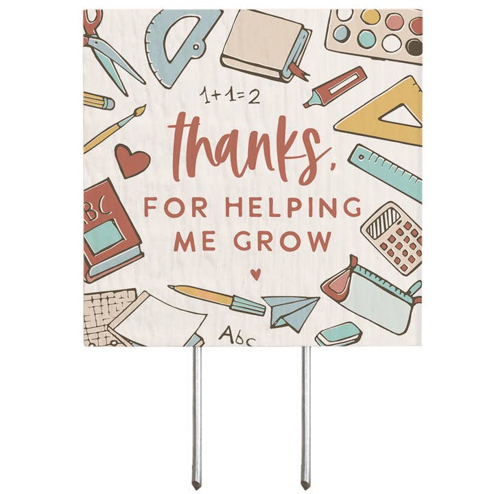 Thanks Helping Grow - Plant Thoughts for wholesale by Sincere Surroundings