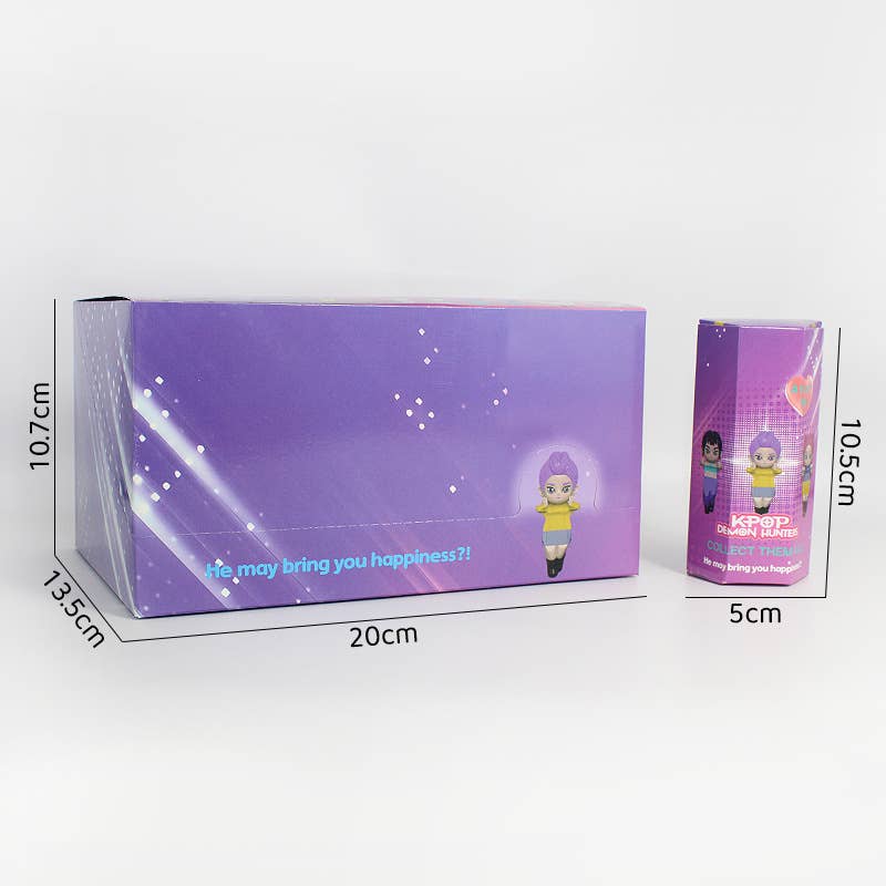 Little Trendy - Vente Figurine – enfant - Boîte aveugle de décoration pour moniteur d'ordinateur inspirée de K-pop KDH - 12 unités2