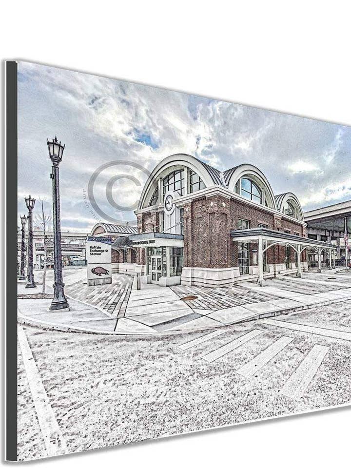 Exchange Street Train Station for wholesale by J Man Photo