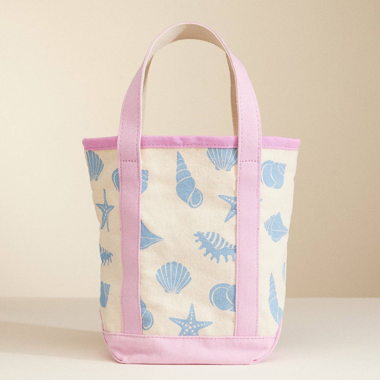 Lilla Haven - Wholesale Tote Bag - Women's - Small Size Sea Shell Print Everywhere-Carry Canvas Bag4