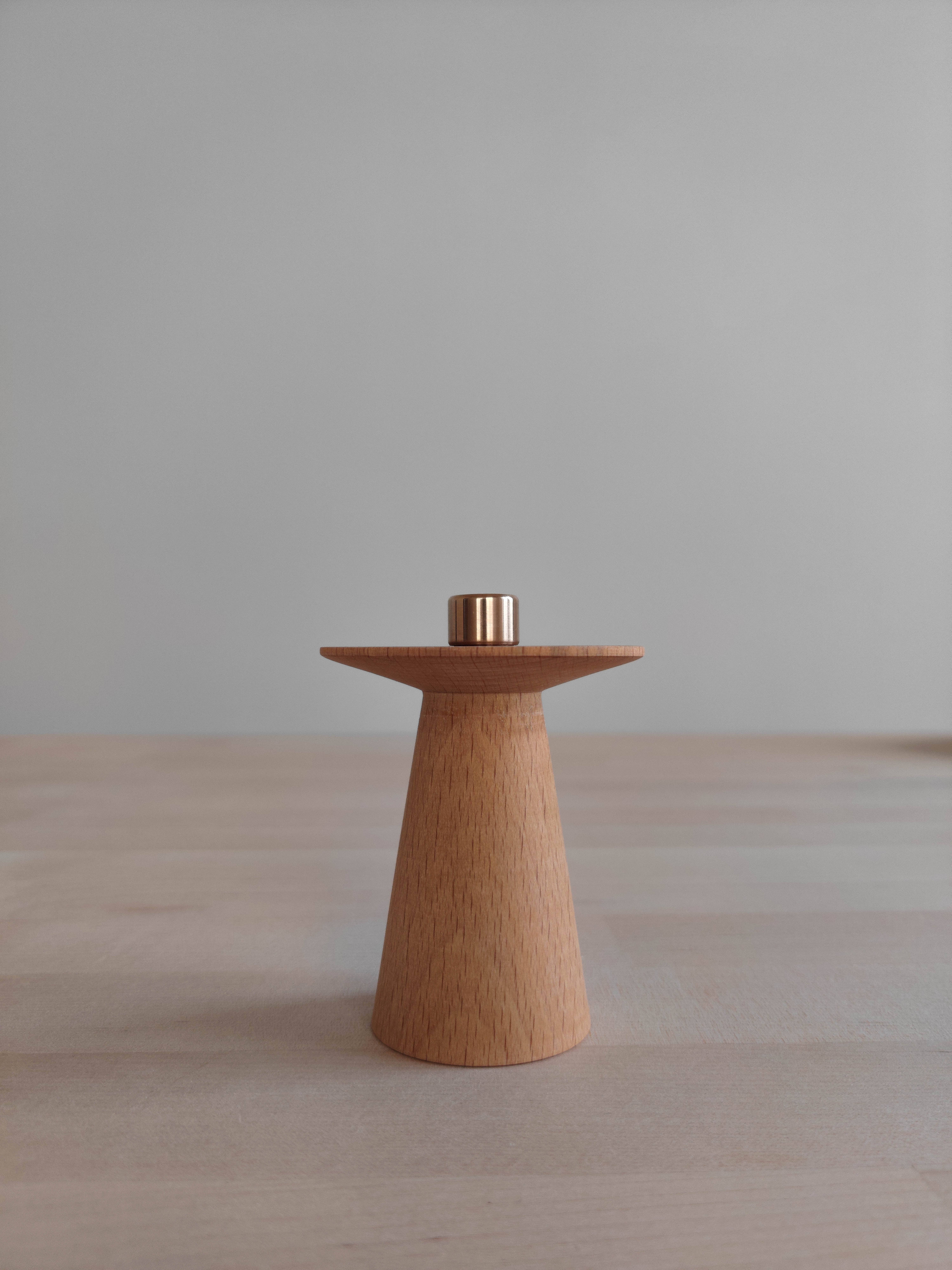 korys - Wholesale Candle Holder - Oiled beech wood candle holder / 1 pcs.6