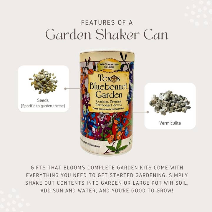 Gifts That Bloom - Wholesale Plant Seeds - Maryland Garden Shaker Can