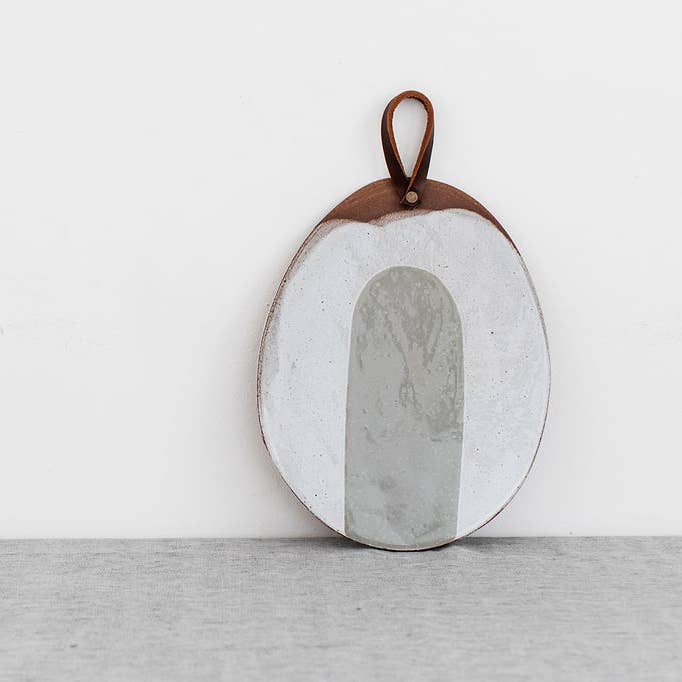 Silvia K Ceramics - Wholesale Platter - Handmade Contemporary Terracotta Small Oval Platter