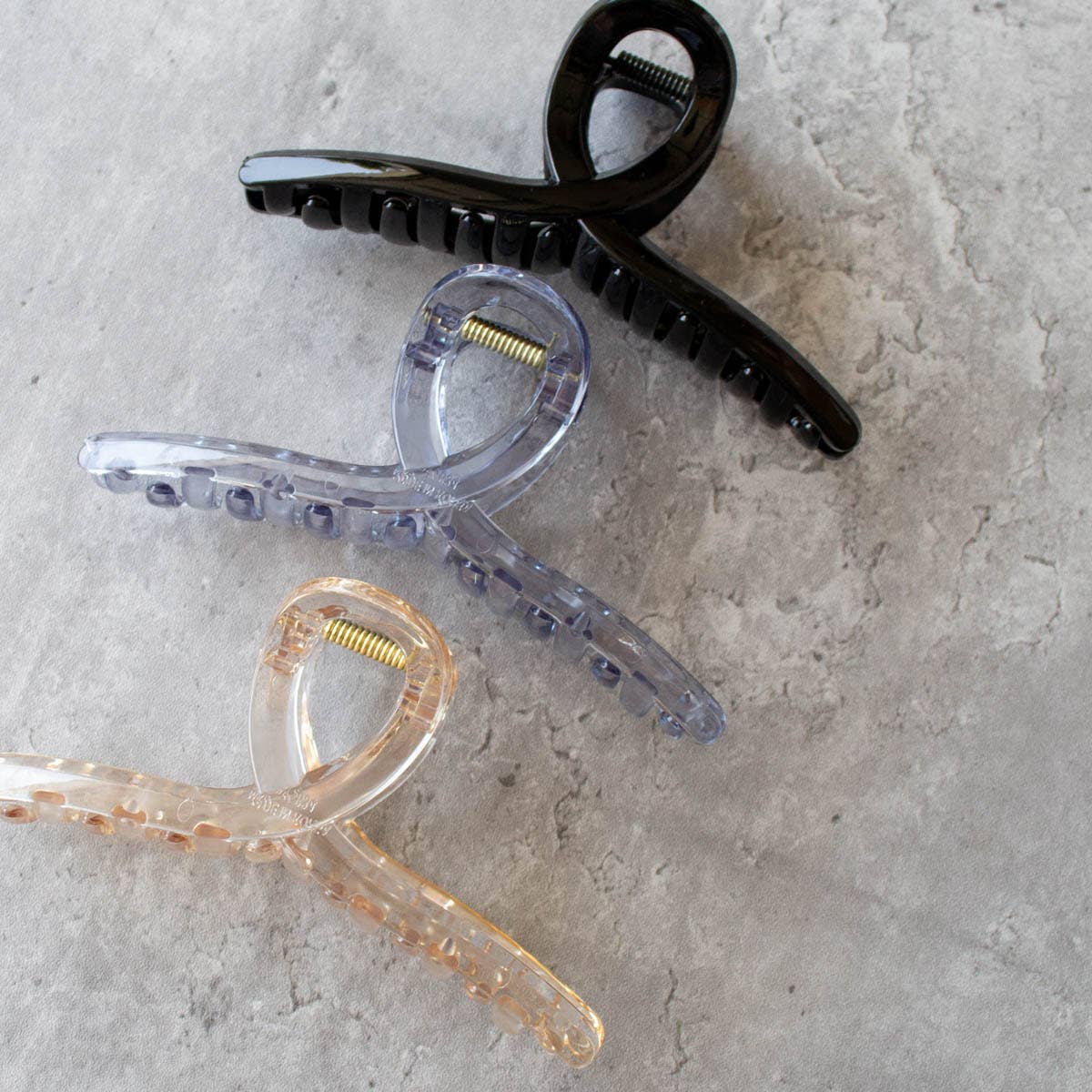 Tiepology - Wholesale Hair Clip - Women's - 5 Inch Glossy French Twist Hair Clip2