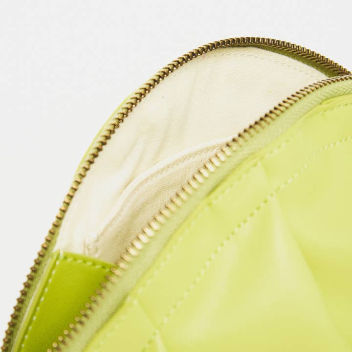 Yunyinrose - Wholesale Top Handle Bag - Women's - Lime green gyoza bag mini beef skin7
