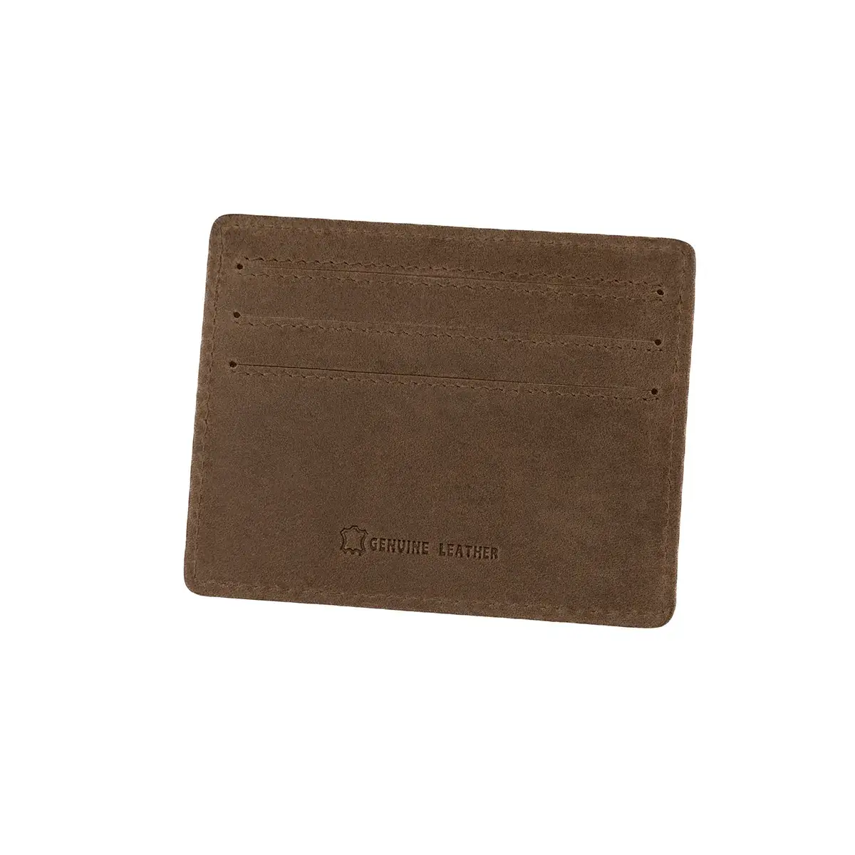 Castanho Leather and Aluminum Wallet Anti-RFID for wholesale on Faire2