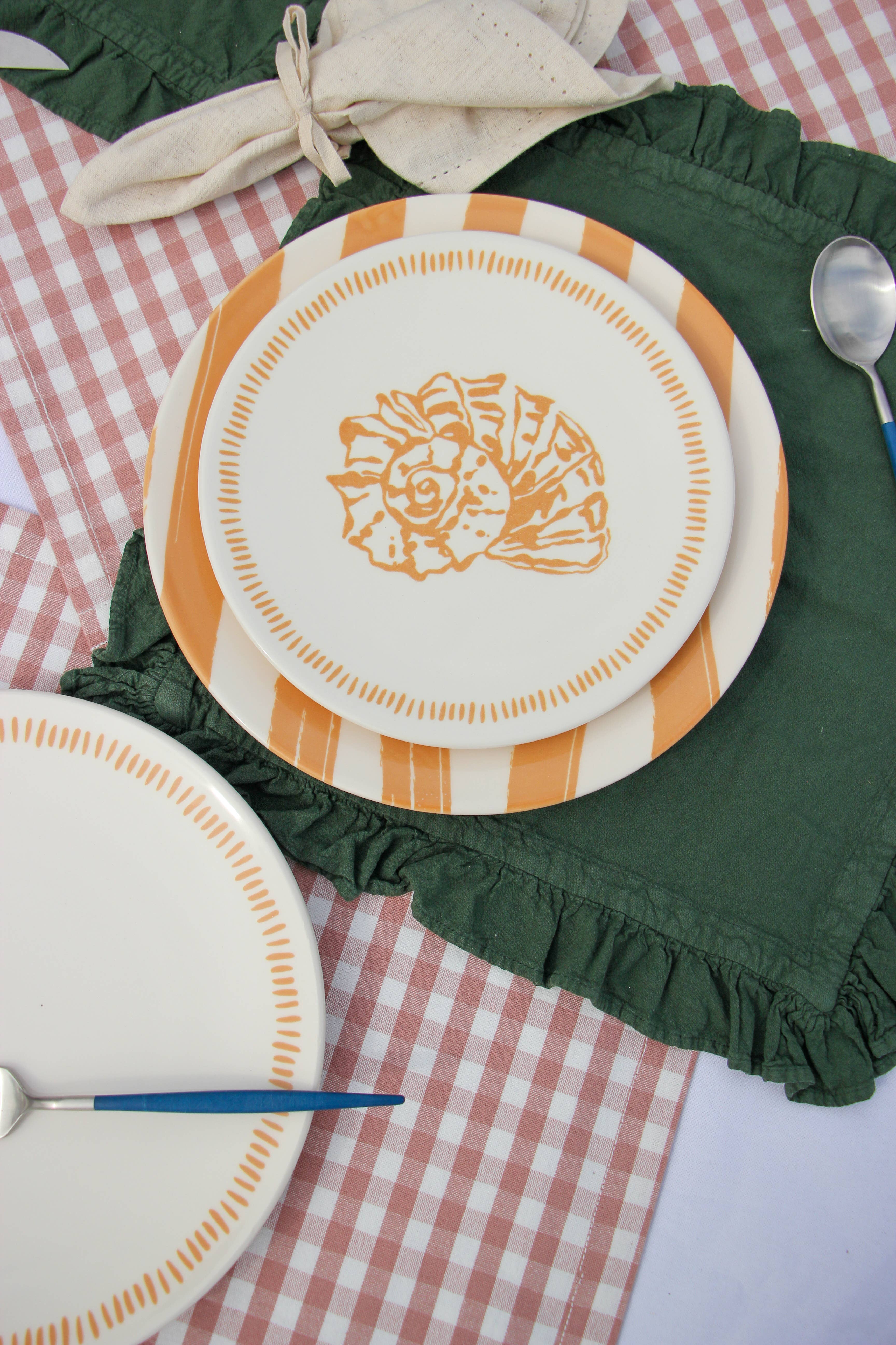 Pó de Barro - Wholesale Dinner Plate - Dinnerware Set of 4 Plates Vacay Mood Mix Yellow4