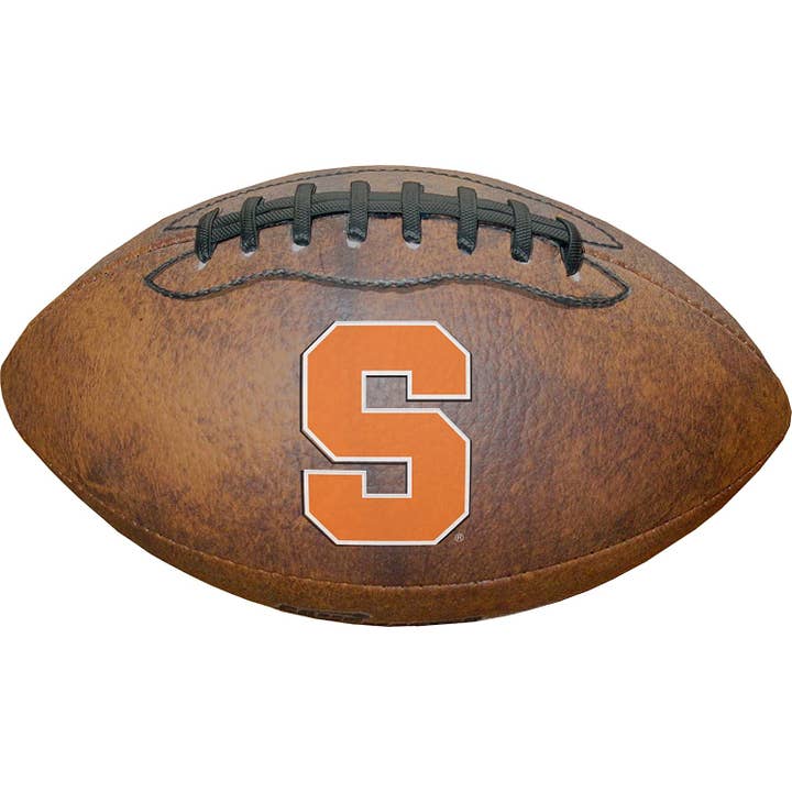 Mini ballon de football NCAA Syracuse Orange 9 po avec logo couleur pour la vente par Gulf Coast Sales