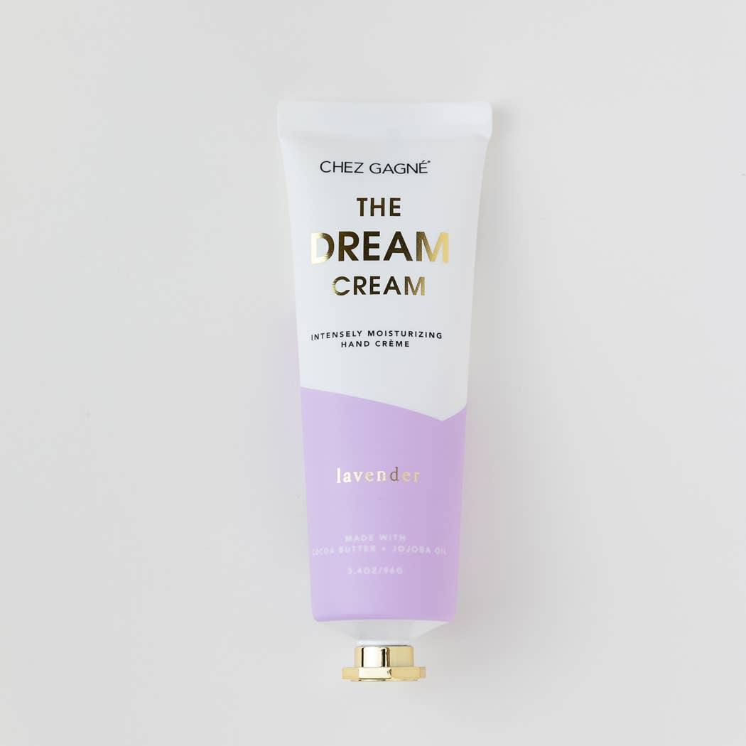 Chez Gagné – wholesale Hand cream/lotion – Dream Cream - Lavender - Clean + Vegan Hand Crème - 3.4oz10