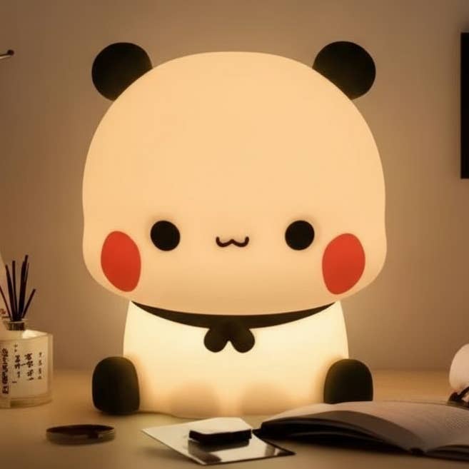 Luz Nocturna LED Panda Pat – Lámpara de Dibujos Animados Bubu & Dudu para venta al por mayor de Buddha Ayurveda