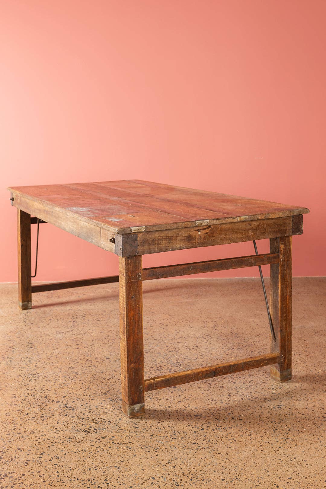 Ian Snow Ltd - Venta al por mayor Mesas auxiliares - Mesa Plegable de Madera Vintage2