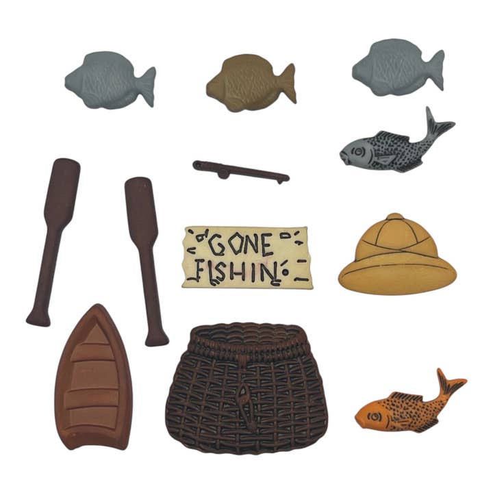 Fishing Theme Craft & Sewing Button Assortment - Overstock for wholesale by Buttons Galore & More