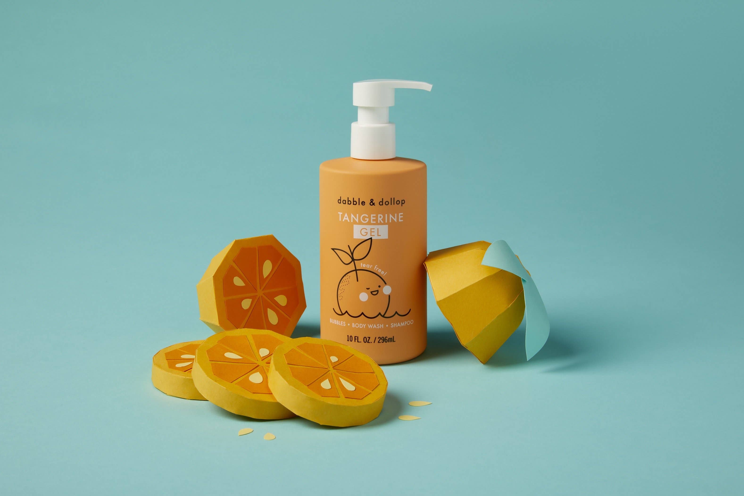 Dabble & Dollop® - Wholesale Baby Bath Set - Kids & Baby - Citrus Kiss Bath Gift Set (incl. mixing bowl)6