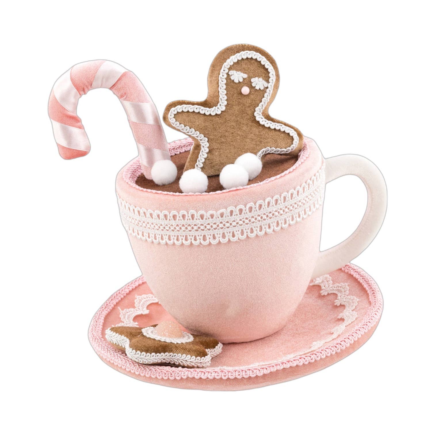 December Diamonds – wholesale Juldekoration – 9,5 tum Rosa Varm Chokladkopp0