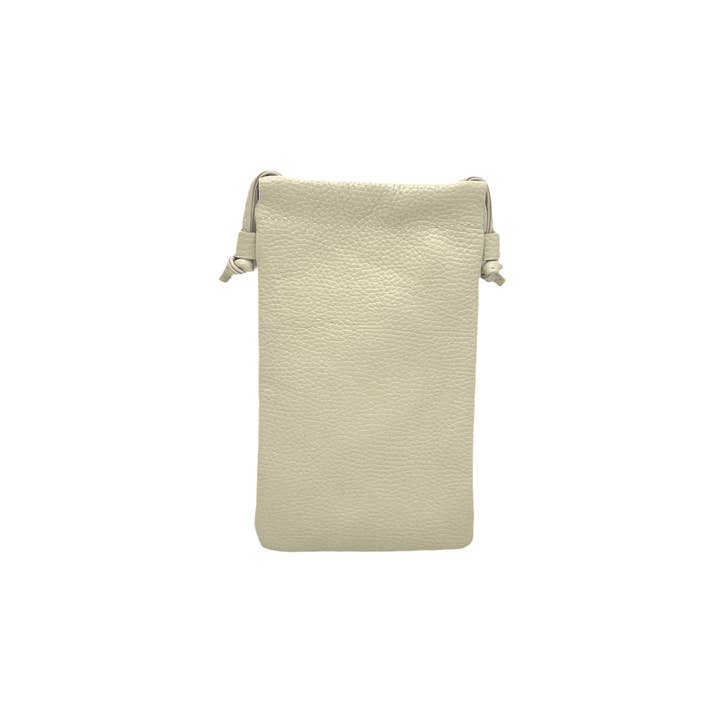 Suie Valentini srl - Wholesale Crossbody Bag - Women's - Genuine leather crossbody phone bag, Made in Italy, art. 11262816