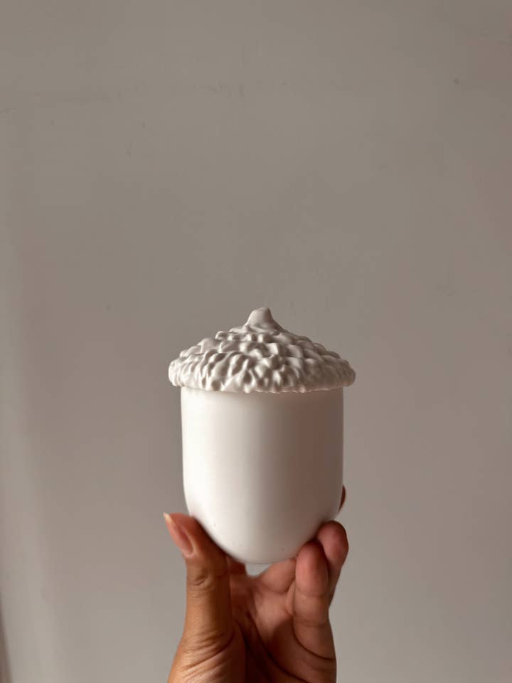 Håndlavet håndlavet krukkelys - Valnødder, sojavoks, duft at vælge imellem for engroshandel hos My Milky Candle