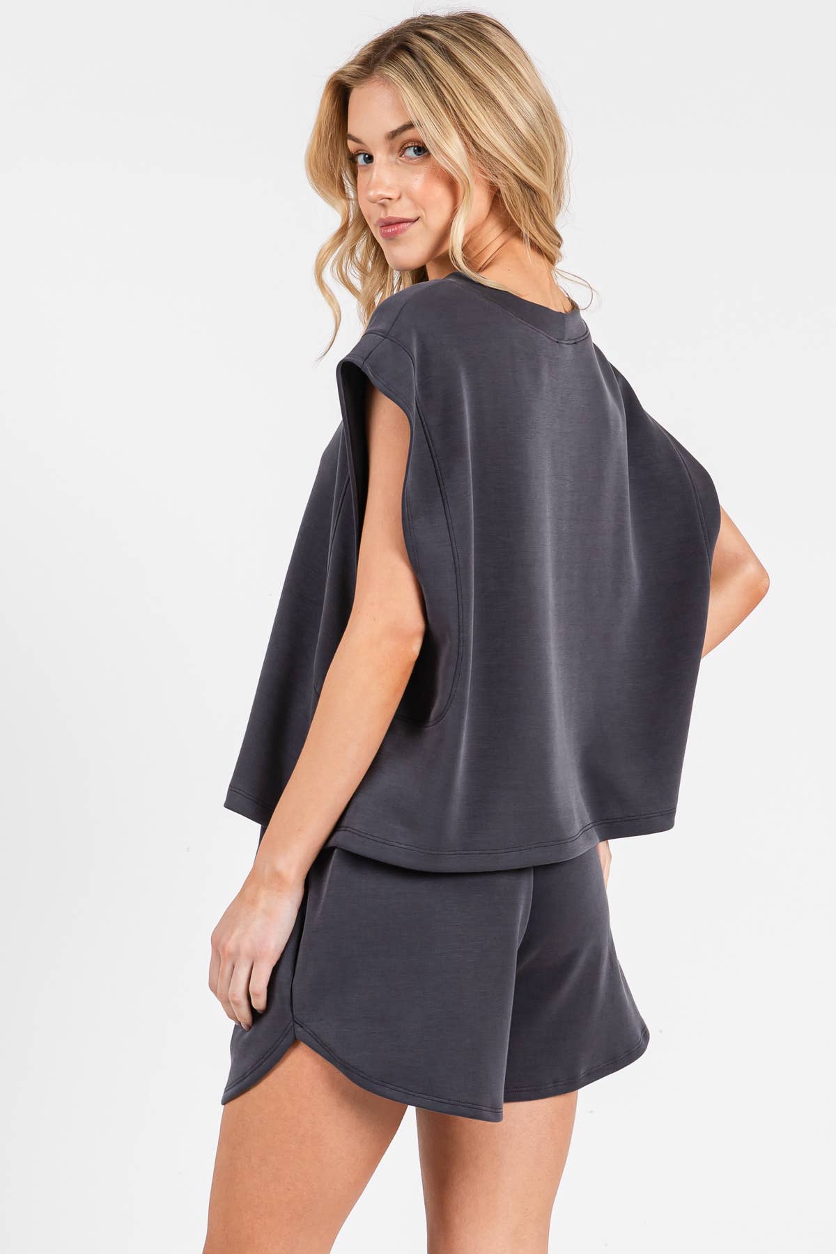 Final Touch - Wholesale Shorts - Women's - Modal Jersey Dolphin Shorts - NP70378A18