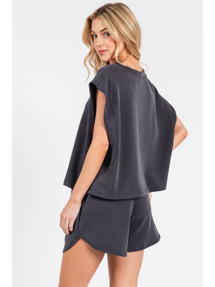 Final Touch - Wholesale Shorts - Women's - Modal Jersey Dolphin Shorts - NP70378A18