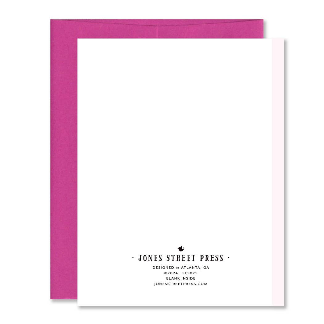 Jones Street Press - Wholesale Aanmoedigingskaartje - Never Alone Breast Cancer Pink Ribbon Support Wenskaart1