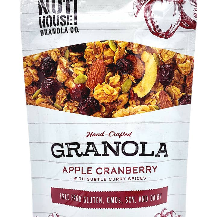 NutHouse! Granola Company - Vente Granolas - Granola aux pommes et aux canneberges, 6 x 12 oz0
