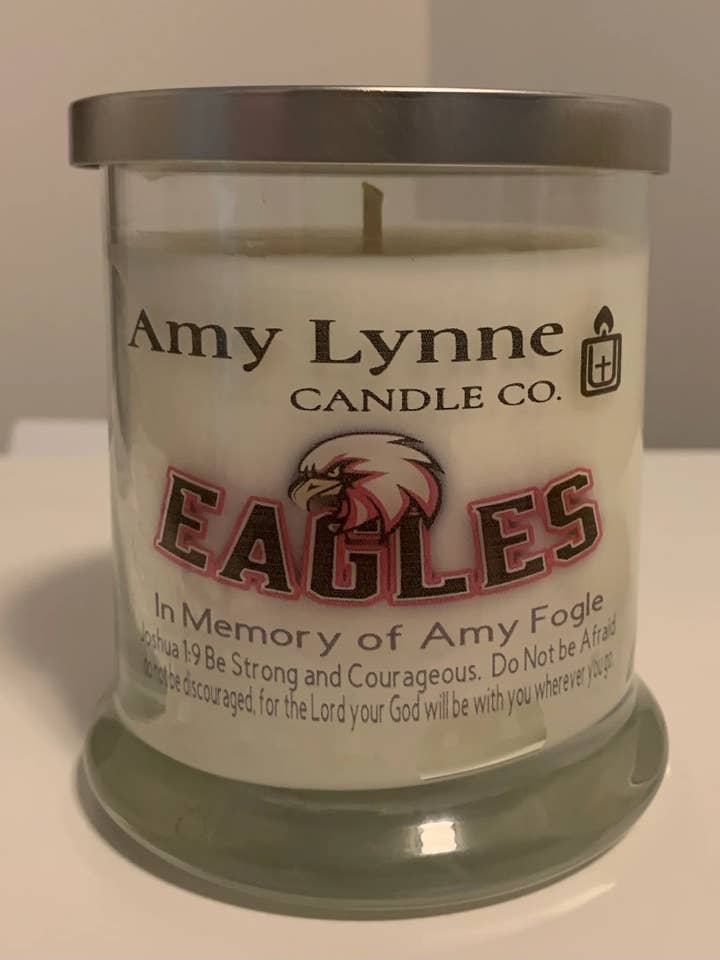 Candela RCCA «Amys» per la vendita all'ingrosso da parte di Amy Lynne Candle Company