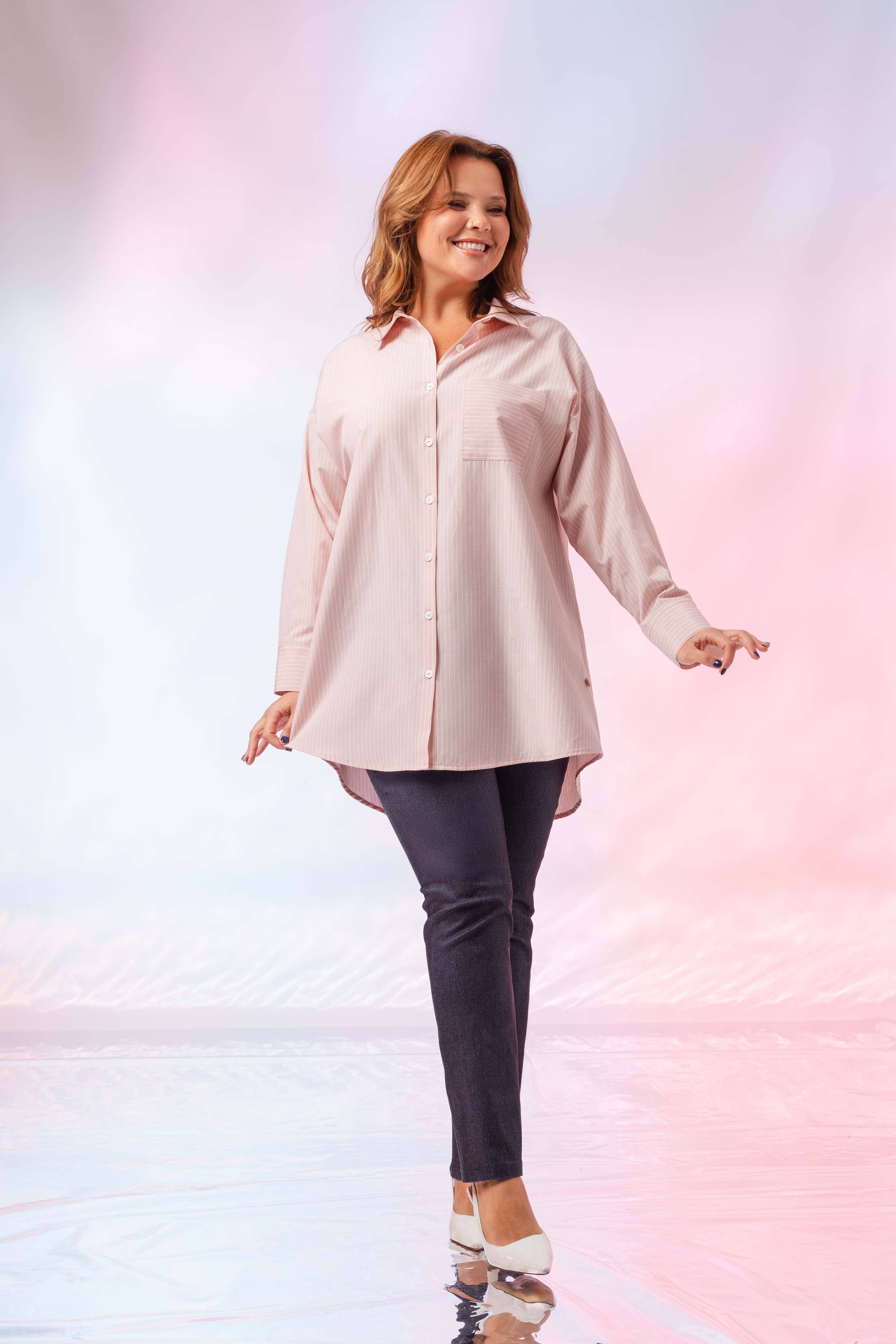 Teresa Cardoso Oliveira - Wholesale Pants - Women's - 253002 - Plain denim trousers Spring Summer Collection Plus Sizes2