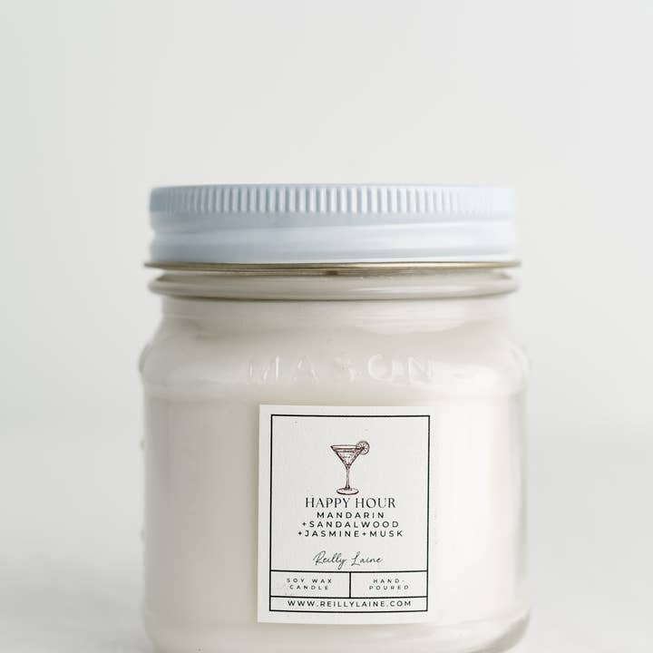 Reilly Laine - Wholesale Jar/Filled Candle - Happy Hour Candle2