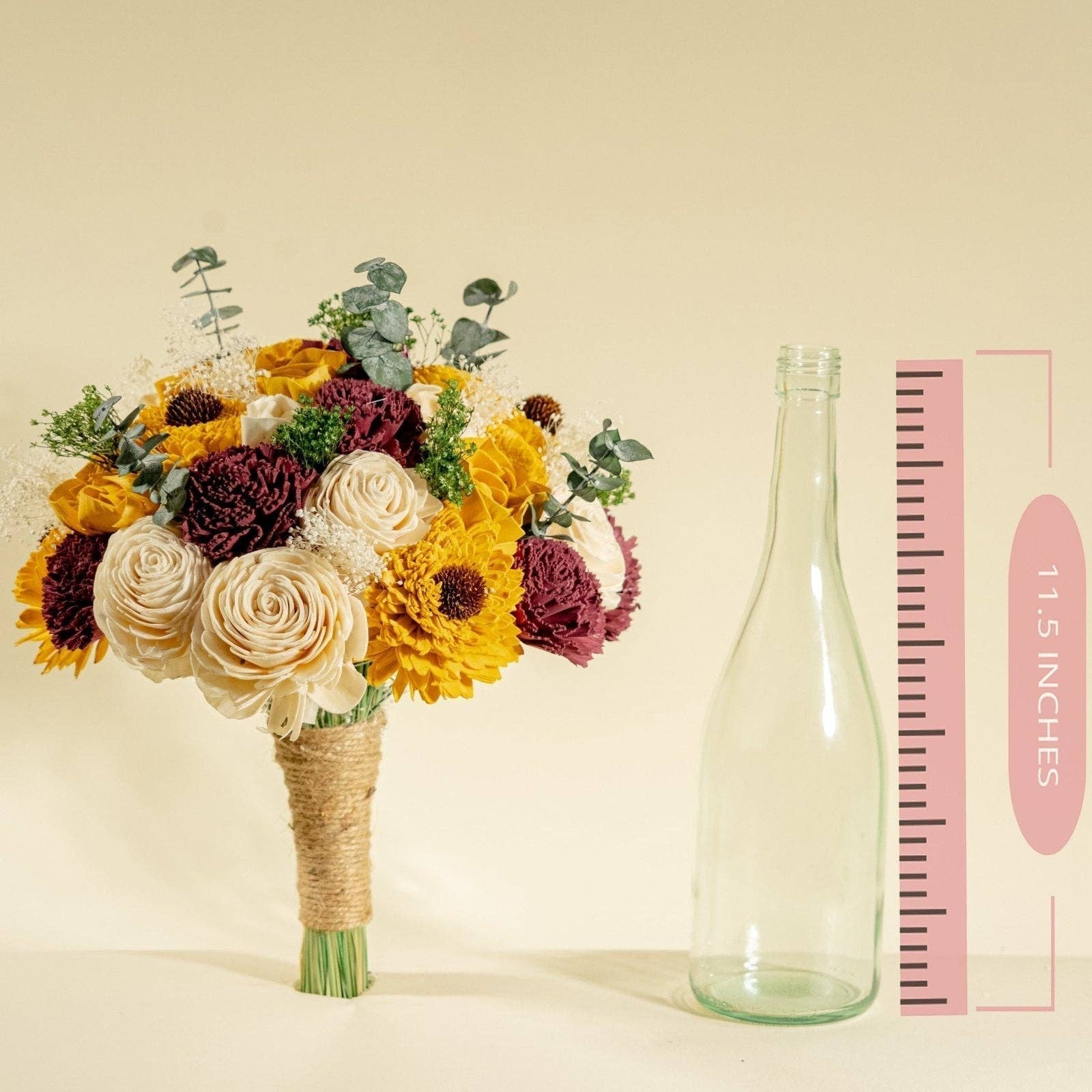 Sola Wood Flowers - Wholesale Artificial Flowers - Tangy Tuscany Finished Bouquet - Large2