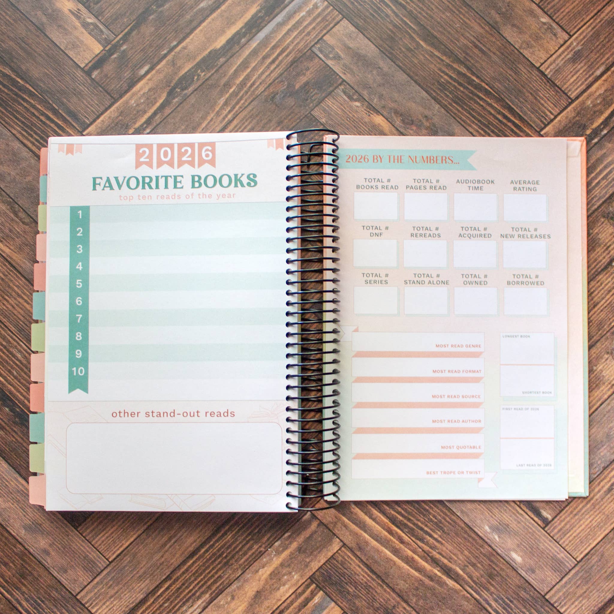 Novelly Yours - Vente Journal intime - Carnet de lecture 2026 | journal de livres et carnet de suivi de lecture9