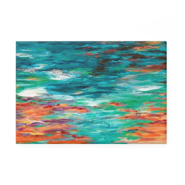 Near The Shore | Button Magnet for wholesale by Sheri Biritz Studio