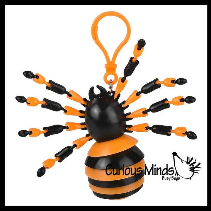 Curious Minds Toys - Wholesale Fidgetspeelgoed - Kinderen - 1 Wiggle Spider Fidget - Wiggle Articulated Jointed Moving H5