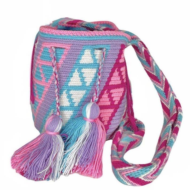 Colorful 4U - Vente Sac à bandoulière – femme - Petits sacs au crochet colorés | Pochettes d'été pour femmes6