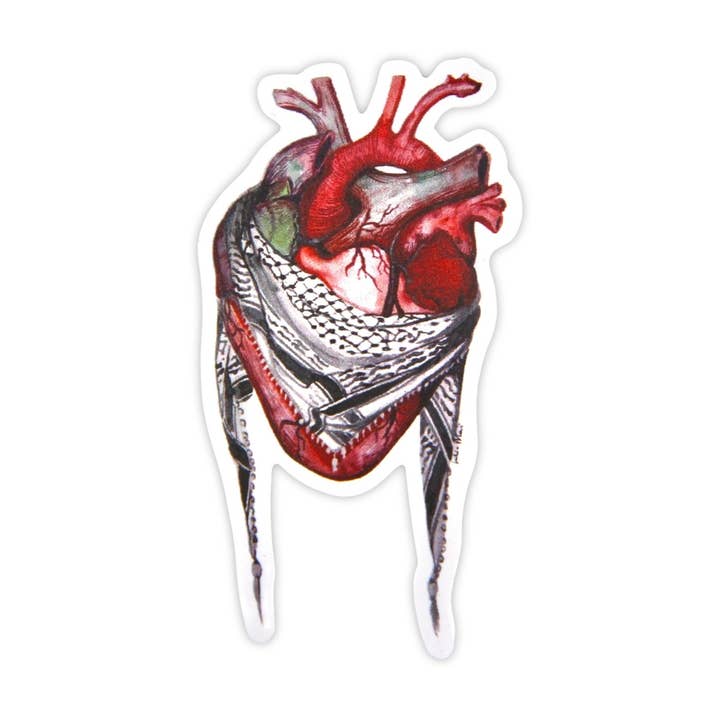 Paliheart Sticker (Julia Mai Collab) for wholesale by Wear The Peace