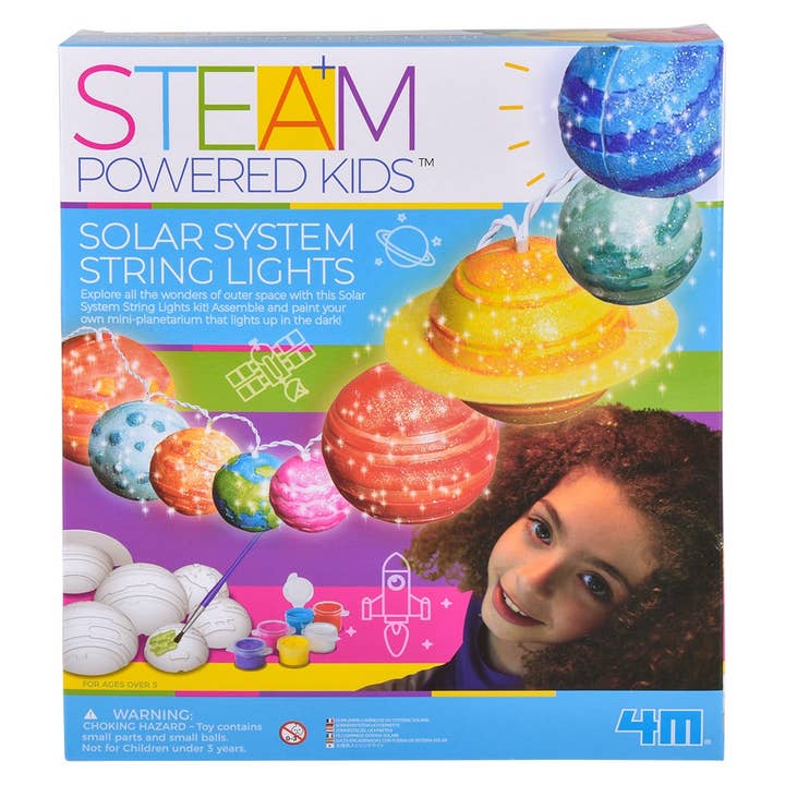 The Toy Network - Wholesale Toy Set - Kids - STEAM Powered Kids/Solar System String Lights