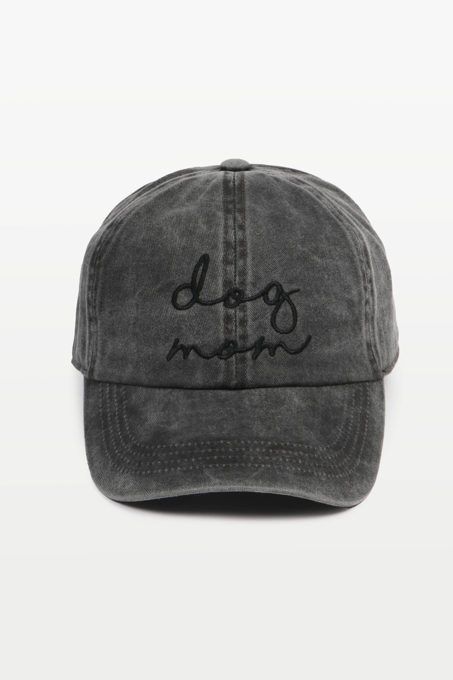 David And Young - Wholesale Baseball Cap - Women's - DOG MOM Embroidery Cotton Baseball Cap1