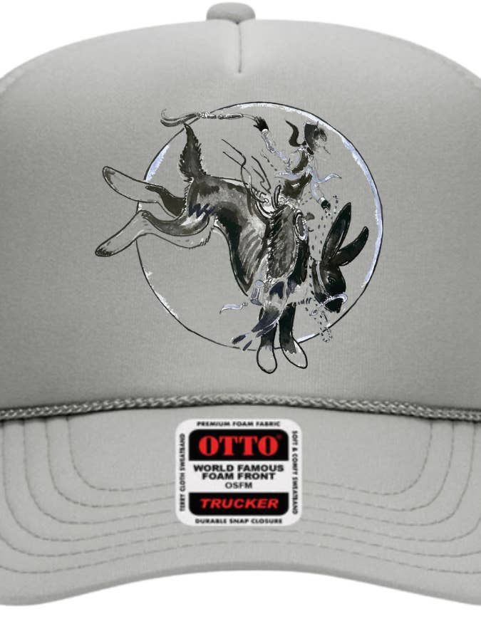 Bucking Jackrabbit Cowgirl Foam Trucker Cowboy Western Rodeo por atacado de The Rodeo Rose