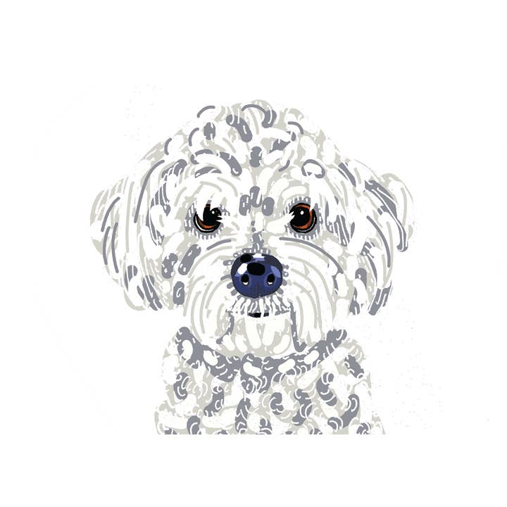 Alli Arnold - Wholesale Thank You Card - Maltese Thank You Card