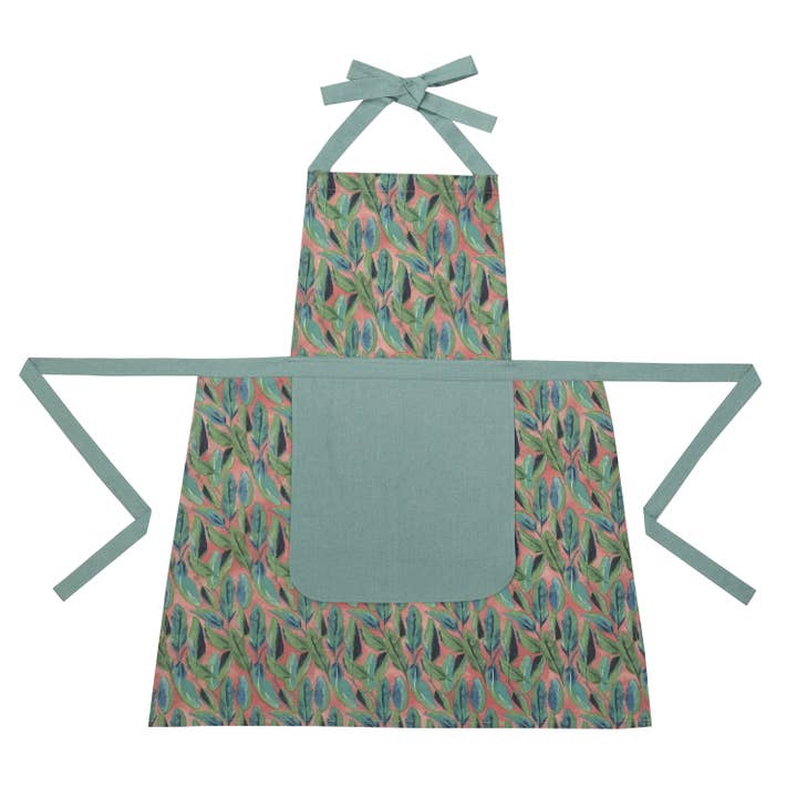 Peking Handicraft - Wholesale Apron - Botanicals On Blush Apron - Jungalow