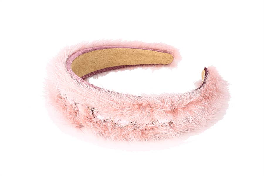 Nima Accessories Inc – wholesale Fashion headband – women's – Ladies Synthetic Fur Fashion Headband3