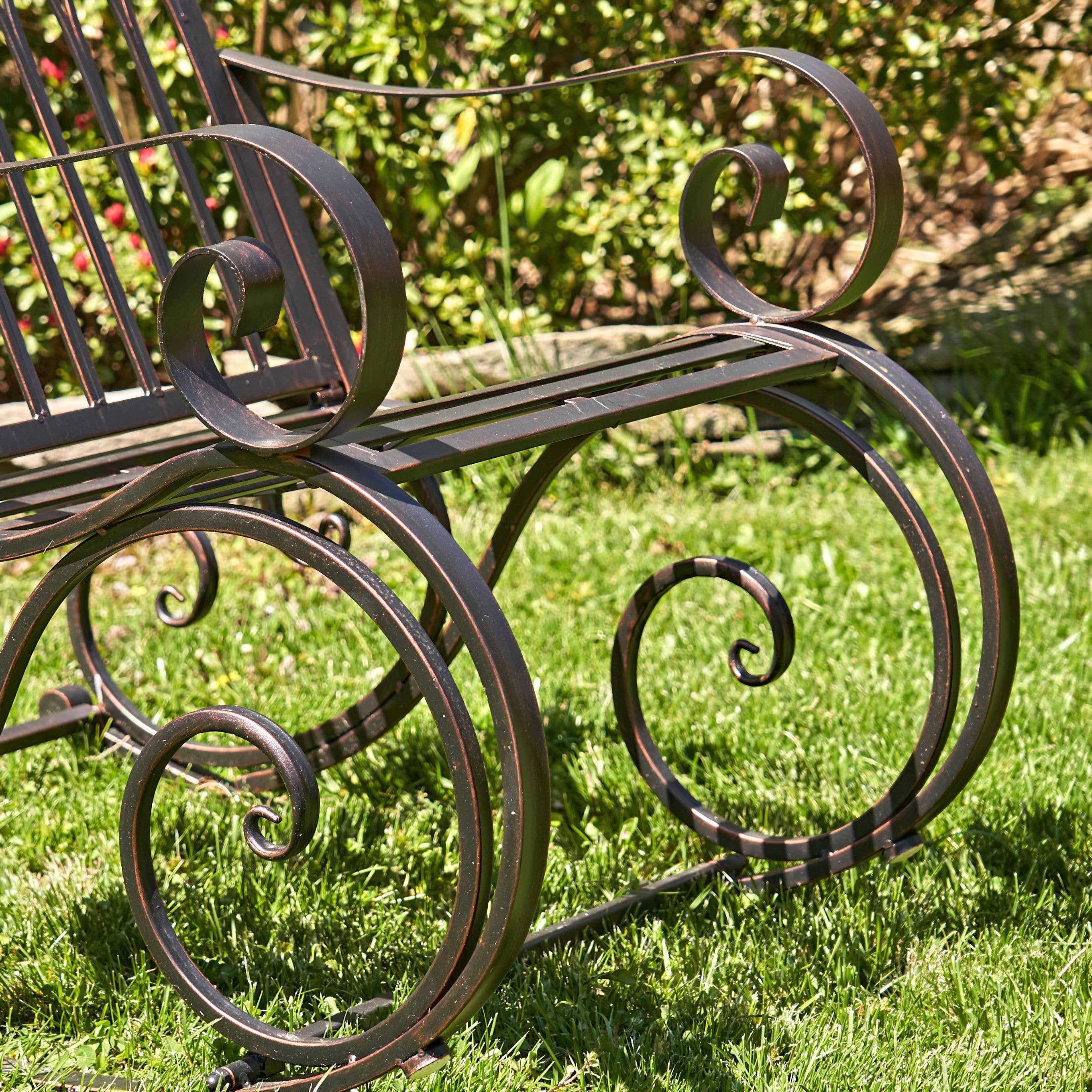 Zaer Ltd. International - Wholesale Bench - Iron Rocking Garden Furniture "Tatiana" Collection- 4 Option13