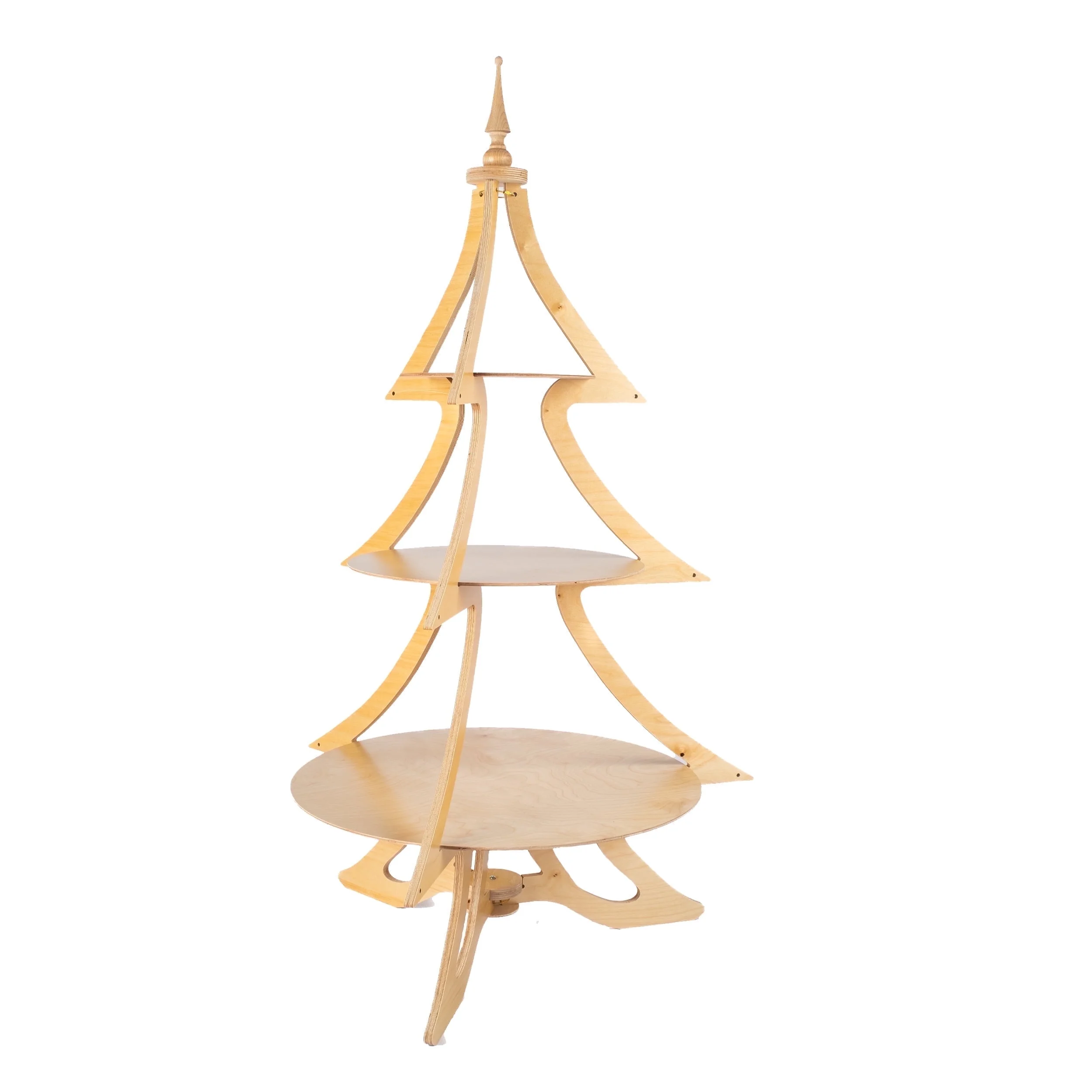 A Treasured Tree – wholesale Christmas decoration – Tall Wood Traditional Tree0
