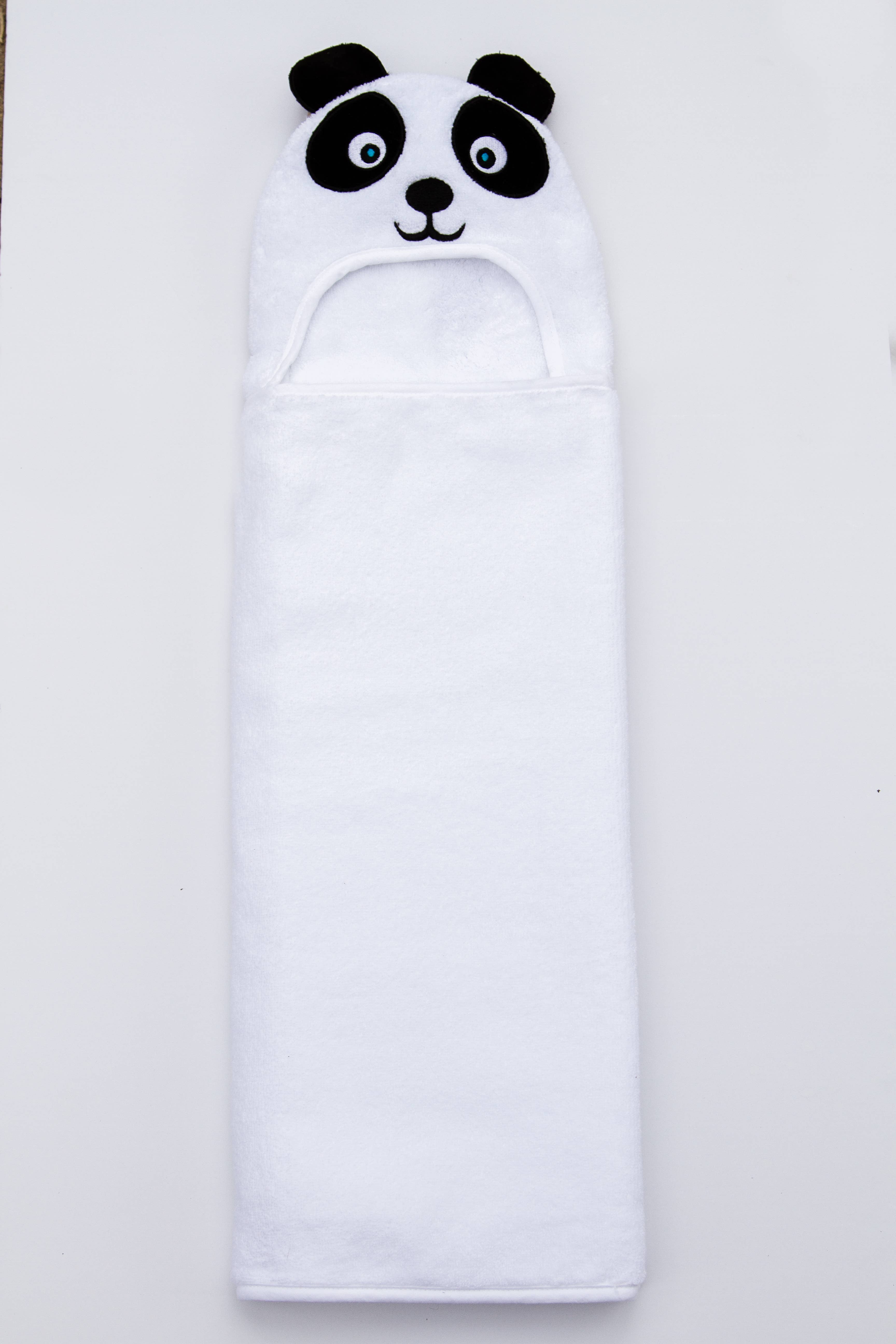 Little Ashkim – wholesale Handduk med huva - Barn och baby – Panda badhandduk med luva i turkisk bomull3