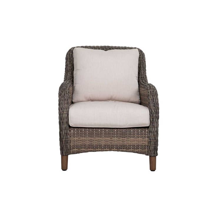 Beige Mitchell 4-Piece Wicker Sofa Set with Swivel Rocking Chairs for wholesale on Faire11