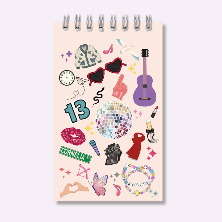 Eras Mini Anteckningsblock | Spiralblock för wholesale av Pretty Pages